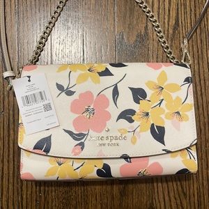 Kate spade floral crossbody bag